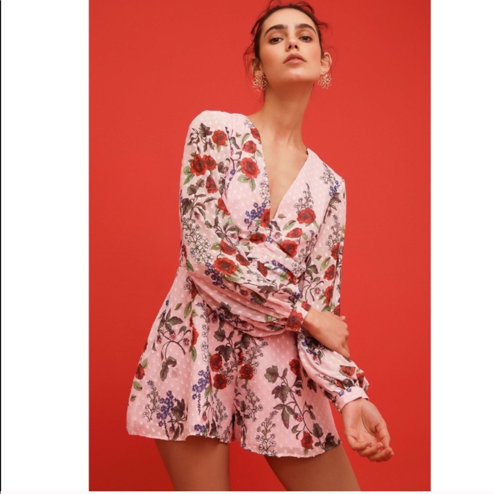 Keepsake Floral Long Sleeve Romper Playsuit